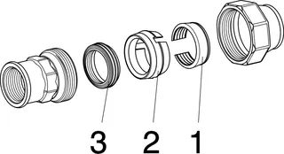 Viega Verschraubung Maxiplex 9031 in 20mm x Rp1/2 Rotguss – Bild 5