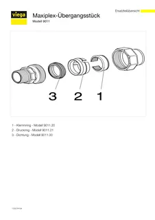 Viega Verschraubung Maxiplex 9011 in 50mmxR1 Rotguss – Bild 5