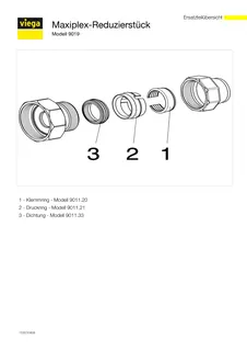 Viega Reduzierstück Maxiplex 9019 in 40x32mm Rotguss – Bild 4