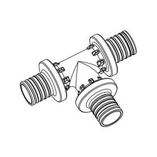REHAU T-Stück RAUTITAN PX 40 - 40 - 40 – Bild 3