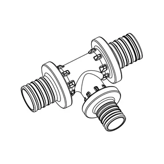 REHAU T-Stück RAUTITAN PX 40 - 32 - 40 – Bild 2