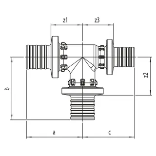 REHAU T-Stück RAUTITAN PX 32 - 32 - 20 – Bild 3