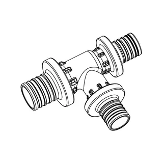 REHAU T-Stück RAUTITAN PX 40 - 32 - 32 – Bild 2