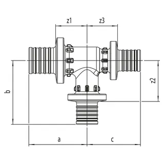 REHAU T-Stück RAUTITAN PX 40 - 32 - 32 – Bild 3