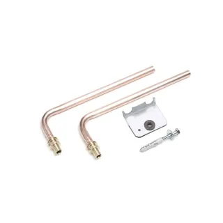 REHAU Heizkörper CuMs-WAG-Set RAUTITAN 16/250 mm blank, inkl. Fixiereinheit
