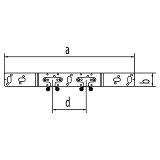 REHAU Halter O 100, für Doppelanschluss – Bild 2