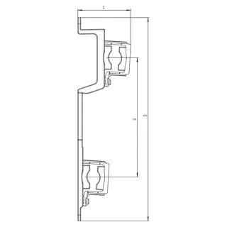 REHAU Halter-Set für Schiebehülsenverteiler – Bild 3