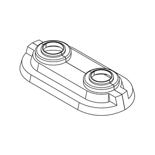 REHAU Doppelrosette 16/20 mm für RAUTITAN stabil – Bild 2