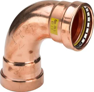 Viega Bogen 90 Grad Profipress G XL 2616XL für Gas in 64,0mm Kupfer