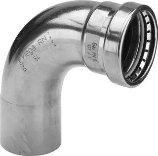 Viega Bogen 90 Grad Profipress G XL 2616.1XL für Gas in 64,0mm Kupfer – Bild 2