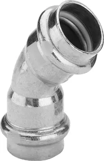 Viega Bogen 45 Grad mit SC Profipress G 2626 für Gas in 28mm Kupfer – Bild 2