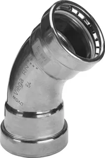Viega Bogen 45 Grad Profipress G XL 2626XL für Gas in 64,0mm Kupfer – Bild 2