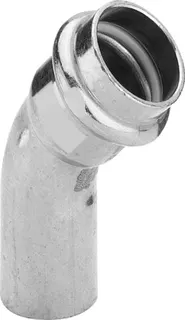Viega Bogen 45 Grad mit SC Profipress G 2626.1 für Gas in 28mm Kupfer – Bild 2