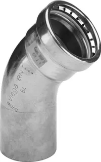 Viega Bogen 45 Grad Profipress G XL 2626.1XL für Gas in 64,0mm Kupfer – Bild 2