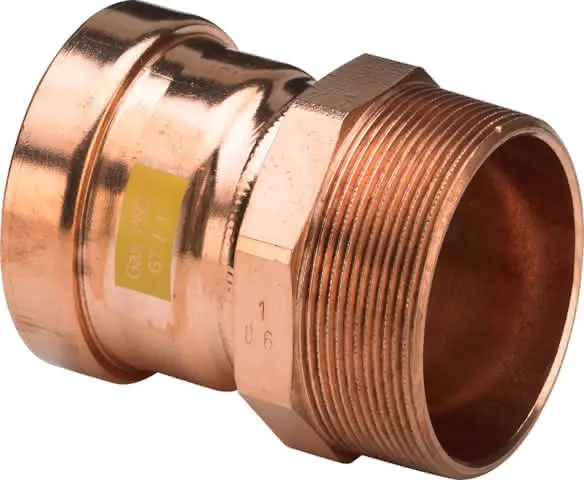 Viega Übergangsstück Profipress G XL 2611XL für Gas in 64,0mm x R2 1/2 CU