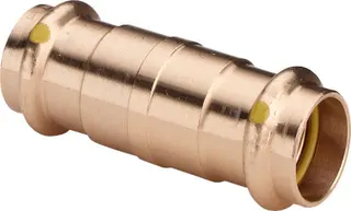 Viega Schiebemuffe mit SC Profipress G 2615.5 für Gas in 28mm Rotguss