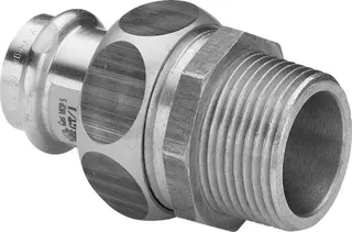 Viega Verschraubung mit SC Profipress G 2654 für Gas in 54mm x R2 Rotguss – Bild 2