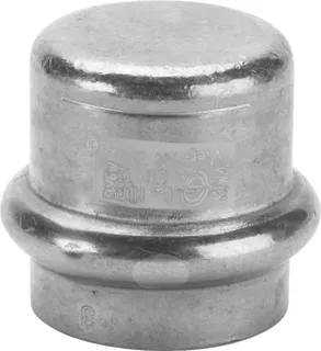 Viega Verschlusskappe m. SC Profipress G 2656 für Gas in 18mm Kupfer – Bild 2