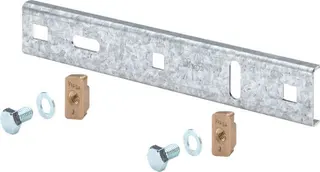 Viega Grundplatte mit SC Profipress G 26241 für Gas in 280x46mm Stahl verzinkt