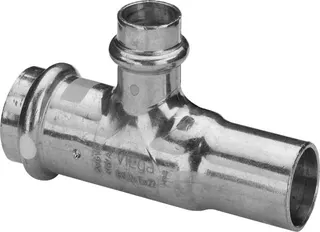 Viega T-Stück mit SC Profipress G 2618.1 für Gas in 22x15x22mm Kupfer – Bild 2