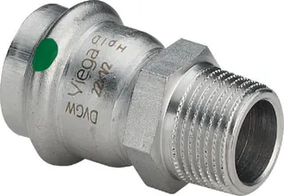 Viega Übergangsst. mit SC Sanpress Inox 2311 in 15mm x R1/2 Edelstahl