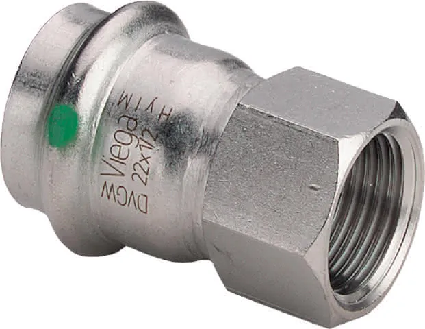 Viega Übergangsst. mit SC Sanpress Inox 2312 in 28mm x Rp1, Edelstahl