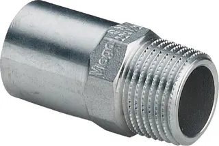 Viega Einsteckstück Sanpress Inox 2311.1 in 42mm x R1 1/2 Edelstahl