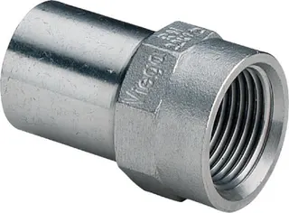 Viega Einsteckstück Sanpress Inox 2312.1 in 42mm x Rp1 1/2 Edelstahl