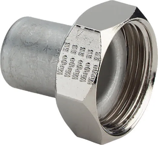 Viega Verschraubung Sanpress Inox 2364 in 15mm x G3/4 Edelstahl