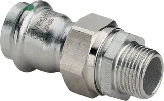 Viega Verschraubung mit SC Sanpress Inox 2365 in 35mm x R1 1/4 Edelstahl