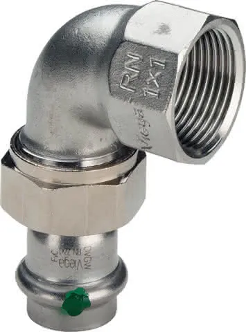 Viega Verschraubung mit SC Sanpress Inox 2355 in 54mm x Rp2 Edelstahl