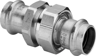 Viega Verschraubung mit SC Sanpress Inox 2360 in 35mm Edelstahl – Bild 2