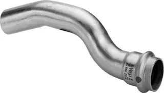 Viega Überbogen mit SC Sanpress Inox 2327 in 22mm Edelstahl – Bild 2