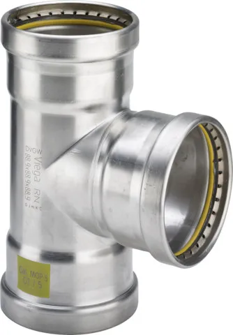 Viega T-Stück Sanpress Inox G XL 0218XL in 88,9mm Edelstahl