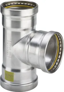Viega T-Stück Sanpress Inox G XL 0218XL in 88,9mm Edelstahl