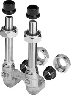 Viega VHK-Anschlussstück 1097.7 in 15mm Messing vernickelt – Bild 2