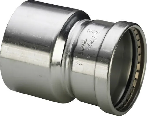 Viega Red.-Stück mit SC Sanpress Inox XL 2315.1XL in 76,1x54mm Edelstahl
