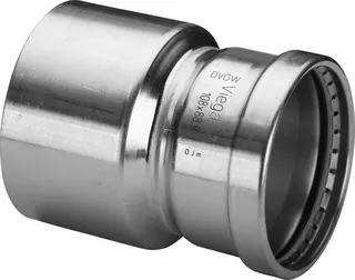 Viega Red.-Stück mit SC Sanpress Inox XL 2315.1XL in 76,1x54mm Edelstahl – Bild 2