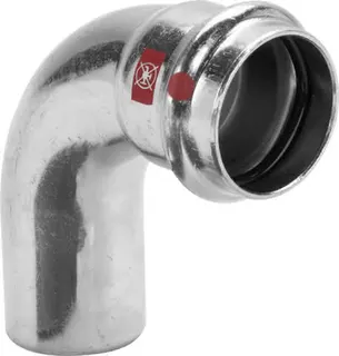Viega Bogen 90 Grad mit SC Prestabo 1116.1 in 28mm Stahl verzinkt i/a