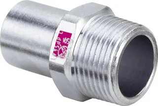Viega Einsteckstück Prestabo 1111.1 in 15mm x R1/2 Stahl verzinkt