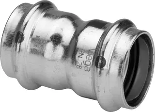 Viega Muffe mit SC Prestabo 1115 in 35mm Stahl verzinkt – Bild 2