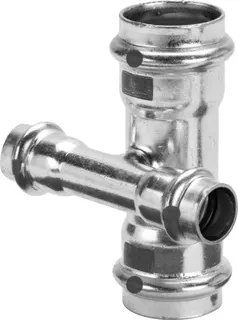 Viega Kreuzstück mit SC Prestabo 1148 in 22x15mm Stahl verzinkt – Bild 2