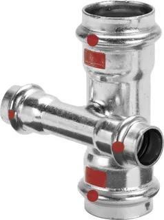 Viega Kreuzstück mit SC Prestabo 1148 in 28x15mm Stahl verzinkt