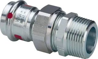 Viega Verschraubung mit SC Prestabo 1165 in 28mm x R1 Stahl verzinkt