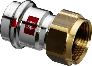 Viega Verschraubung mit SC Prestabo 1163 in 28mm x G1 Stahl verzinkt
