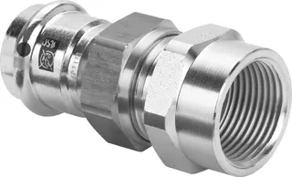Viega Verschraubung mit SC Prestabo 1162 in 54mm x Rp2 Stahl verzinkt – Bild 2