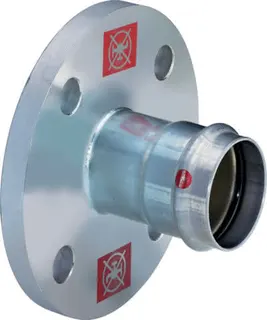 Viega Flanschübergang Prestabo 1159.1 in 42mm Stahl verzinkt