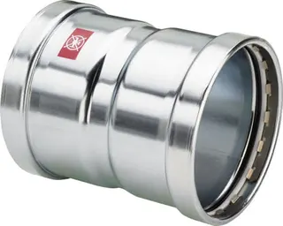 Viega Muffe mit SC Prestabo 1115XL in 64,0mm Stahl verzinkt