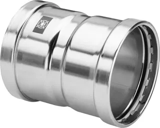 Viega Muffe mit SC Prestabo 1115XL in 76,1mm Stahl verzinkt – Bild 2
