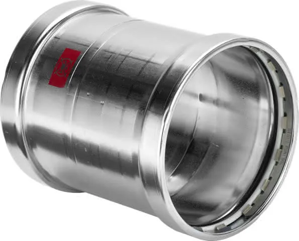 Viega Schiebemuffe mit SC Prestabo 1115.5XL in 88,9mm Stahl verzinkt